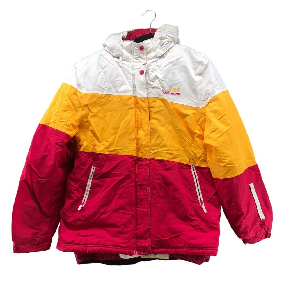 Active USA Red, Yellow, and White Ski Jacket